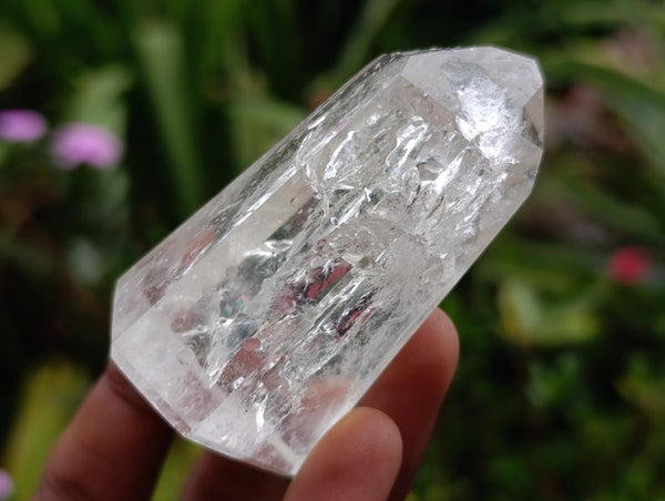 Polished Clear Quartz Crystals x 12 From Madagascar