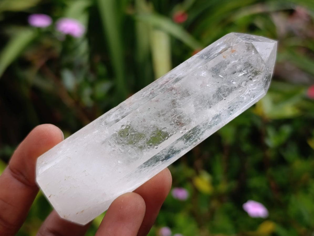 Polished Clear Quartz Crystals x 12 From Madagascar