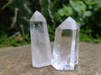Polished Clear Quartz Crystals x 12 From Madagascar
