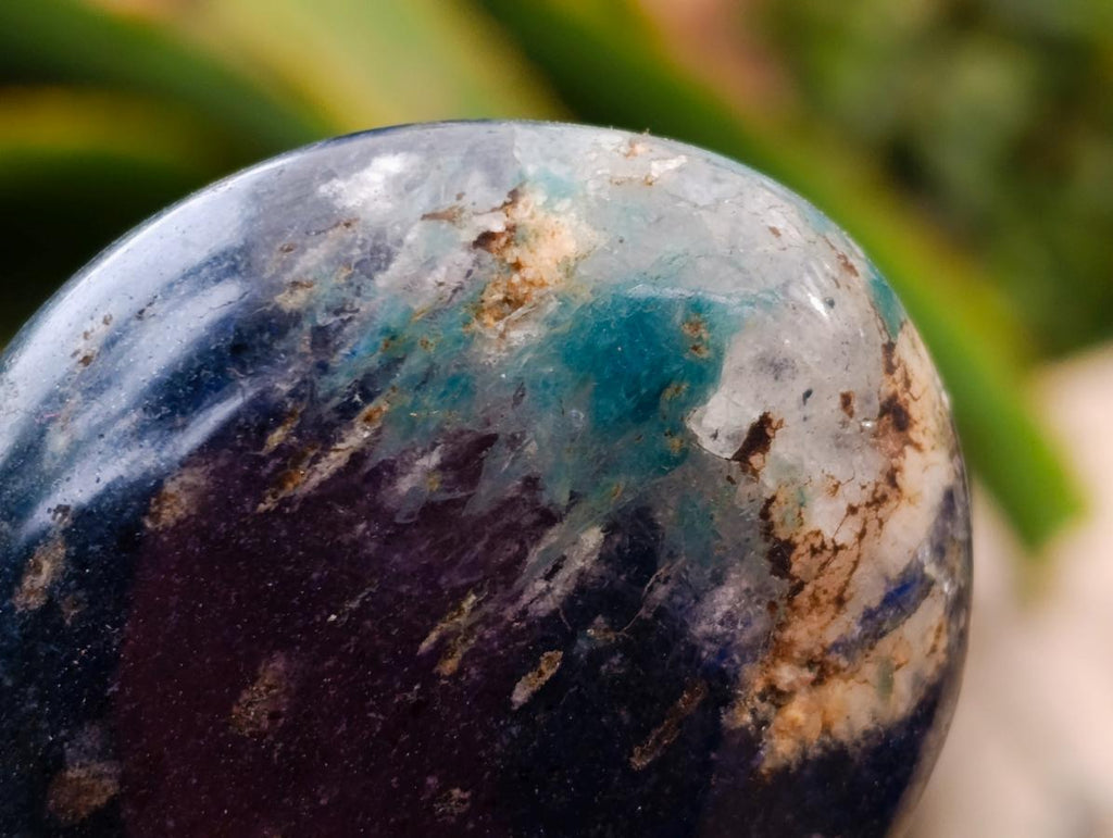 Polished Lazulite Galets x 20 From Madagascar