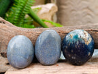 Polished Lazulite Galets x 20 From Madagascar