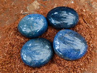 Polished Lazulite Galets x 20 From Madagascar