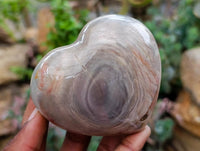 Polished Polychrome Jasper Hearts x 6 From NW Coast, Madagascar