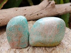 Polished Amazonite Palm Stones x 6 From Zimbabwe