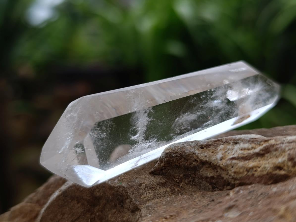 Polished Small Double Terminated Clear Quartz Crystals x 35 From Madagascar