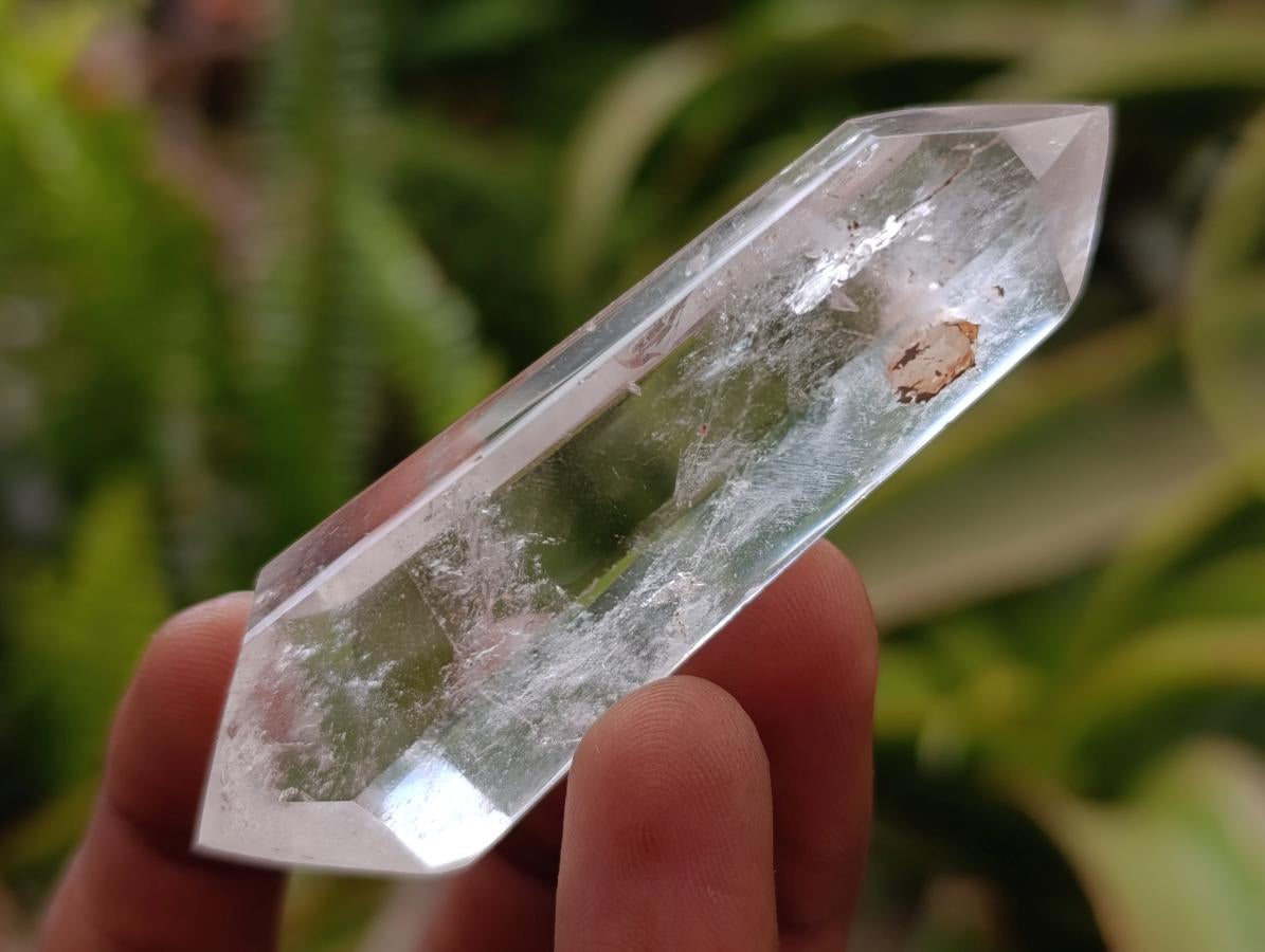 Polished Small Double Terminated Clear Quartz Crystals x 35 From Madagascar