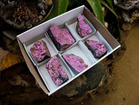 Natural Salrose Specimens x 6 From Kakanda Congo