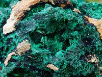 Natural Silky Malachite Specimens x 4 From Kasompe, Congo