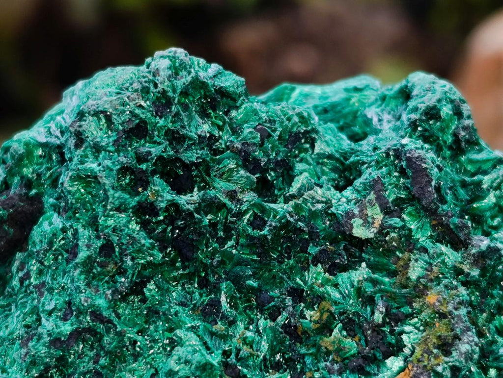 Natural Silky Malachite Specimens x 4 From Kasompe, Congo - Toprock Gemstones and Minerals 