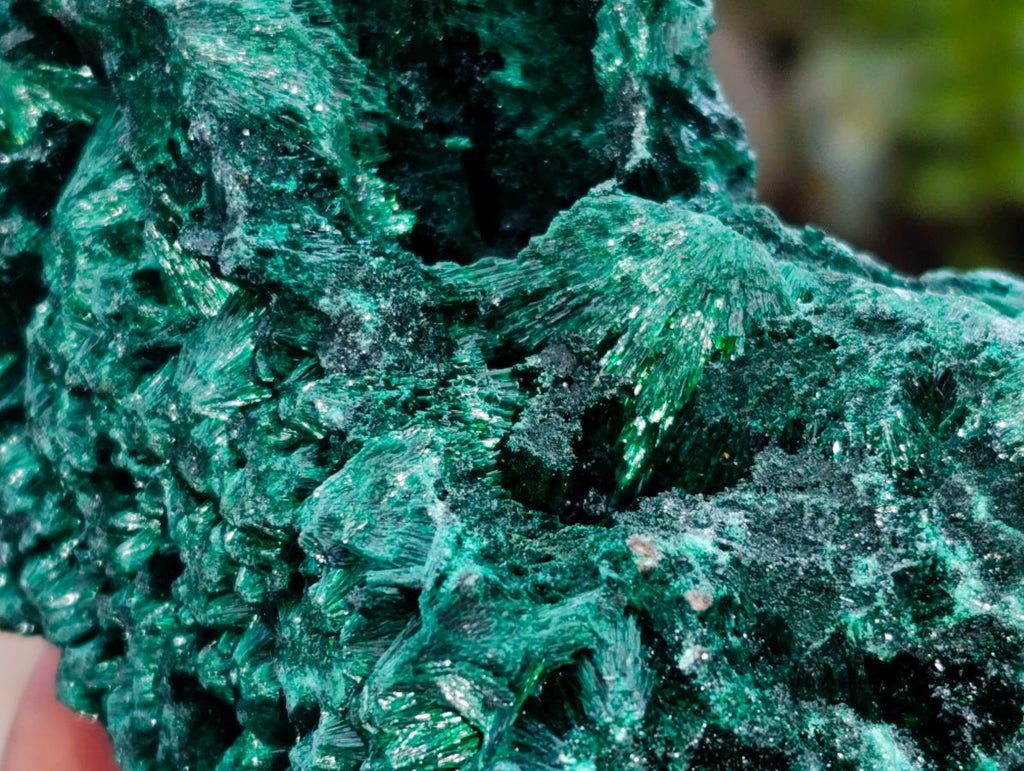 Natural Silky Malachite Specimens x 4 From Kasompe, Congo - Toprock Gemstones and Minerals 