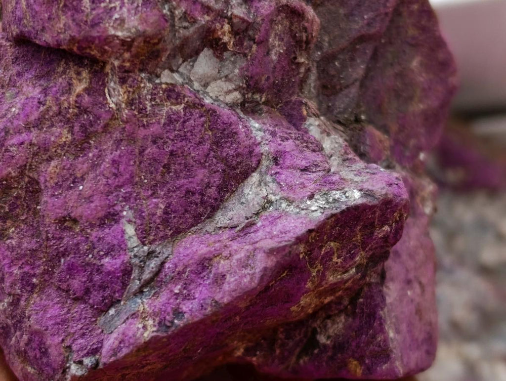 Natural Metallic Purpurite Specimens x 12 From Erongo, Namibia - Toprock Gemstones and Minerals 