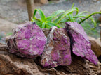 Natural Metallic Purpurite Specimens x 12 From Erongo, Namibia - Toprock Gemstones and Minerals 