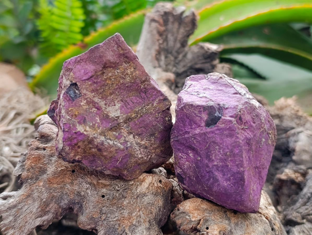 Natural Metallic Purpurite Specimens x 12 From Erongo, Namibia - Toprock Gemstones and Minerals 