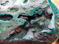 Polished Flower Banded Malachite Free Forms x 3 From Congo