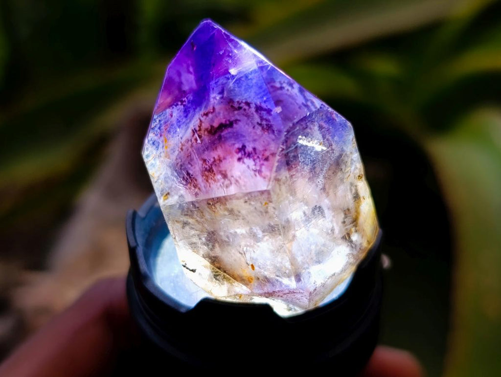 Polished Window Amethyst Crystals x 21 From Ambatondrazaka, Madagascar