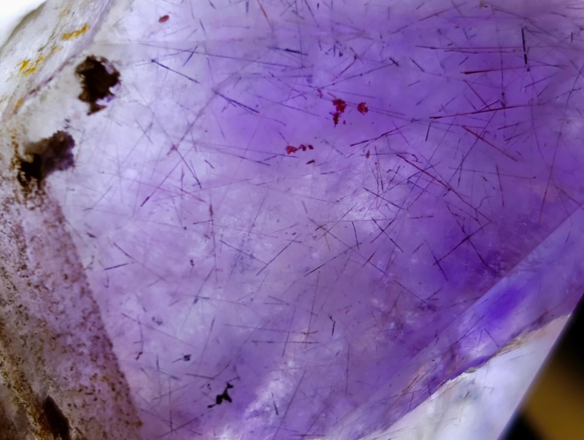 Polished Window Amethyst Crystals x 21 From Ambatondrazaka, Madagascar