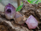 Polished Window Amethyst Crystals x 21 From Ambatondrazaka, Madagascar