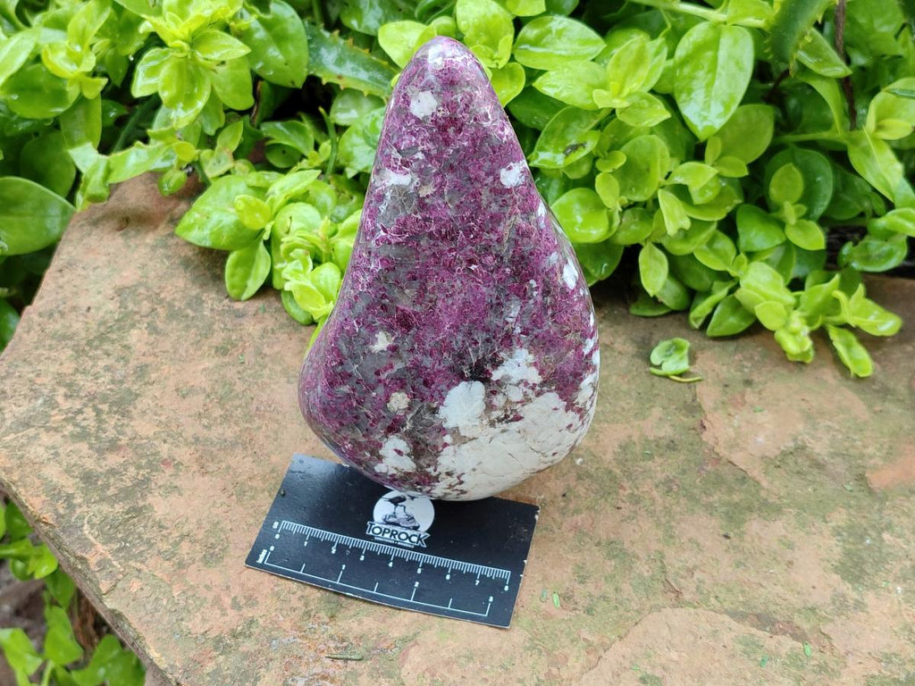 Polished Rubellite Pink Tourmaline Standing Free Form x 1 From Ambatondrazaka, Madagascar