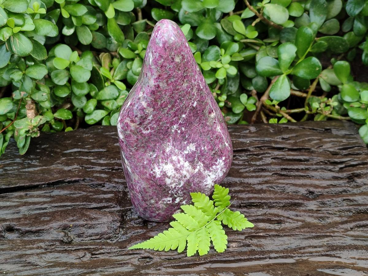 Polished Rubellite Pink Tourmaline Standing Free Form x 1 From Ambatondrazaka, Madagascar