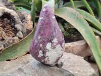 Polished Rubellite Pink Tourmaline Standing Free Form x 1 From Ambatondrazaka, Madagascar