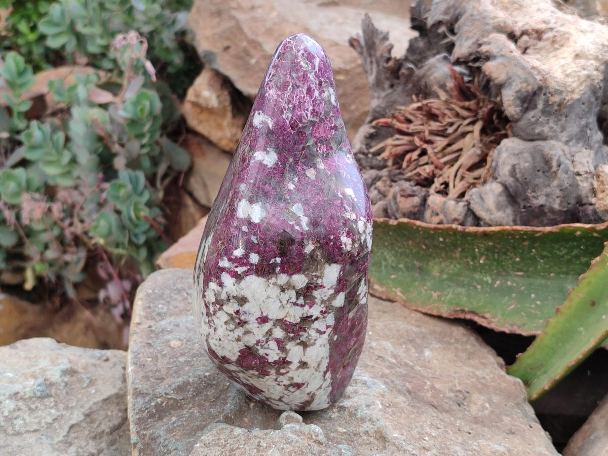 Polished Rubellite Pink Tourmaline Standing Free Form x 1 From Ambatondrazaka, Madagascar