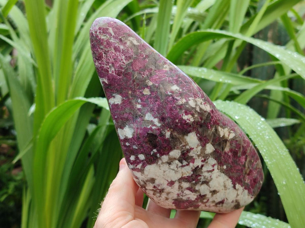 Polished Rubellite Pink Tourmaline Standing Free Form x 1 From Ambatondrazaka, Madagascar