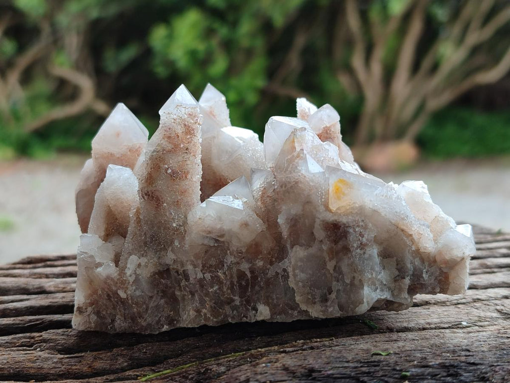 Natural Mixed Spirit Quartz Clusters x 2 From Boekenhouthoek, South Africa