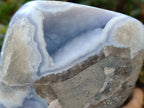 Polished Blue Lace Agate Standing Free Form x 1 From Nsanje, Malawi