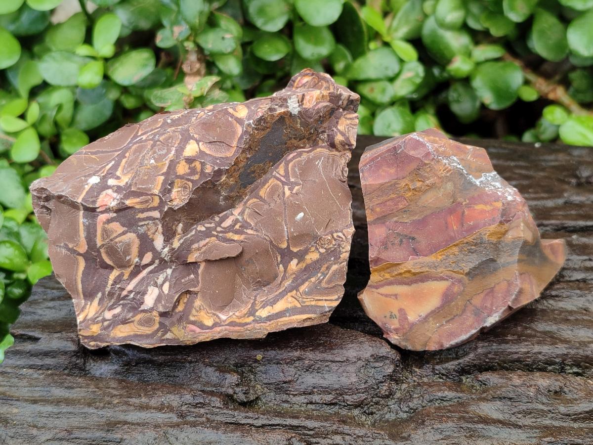 Natural Nguni Jasper Cobbed Specimens x 12 From Northern Cape, South Africa