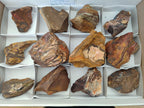 Natural Nguni Jasper Cobbed Specimens x 12 From Northern Cape, South Africa