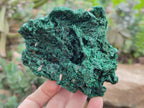 Natural Silky Malachite Specimens x 3 From Kasompe, Congo - Toprock Gemstones and Minerals 