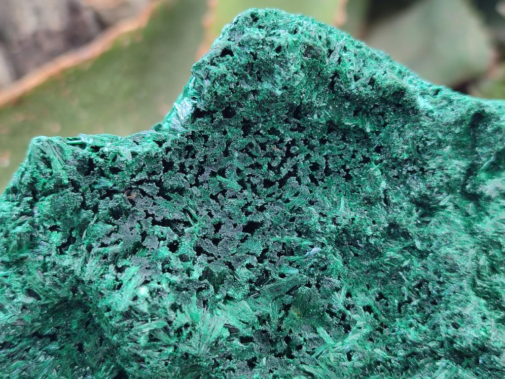 Natural Silky Malachite Specimens x 3 From Kasompe, Congo - Toprock Gemstones and Minerals 
