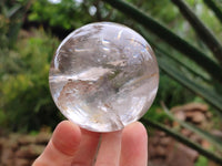 Polished Clear Quartz Crystal Balls x 4 From Madagascar
