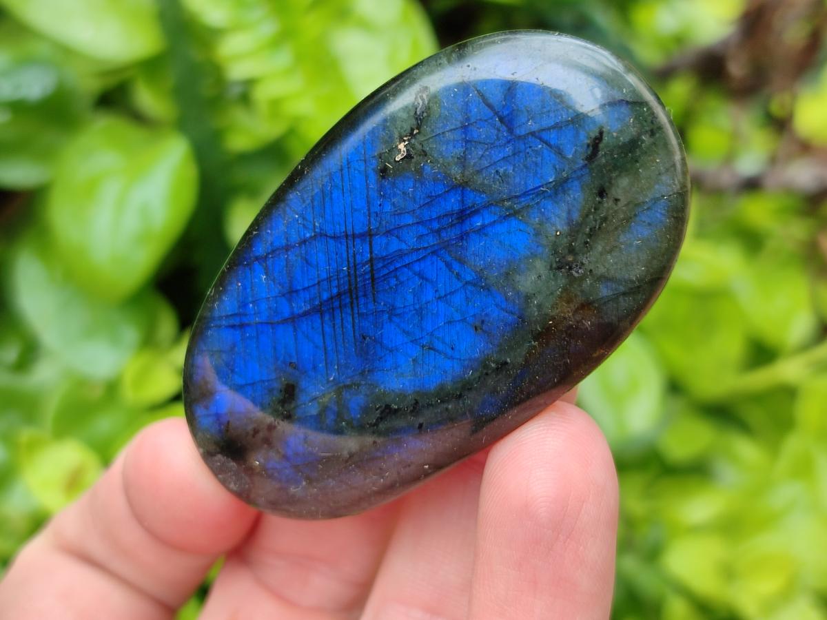Polished Labradorite Galets x 12 From Tulear, Madagascar - Toprock Gemstones and Minerals 