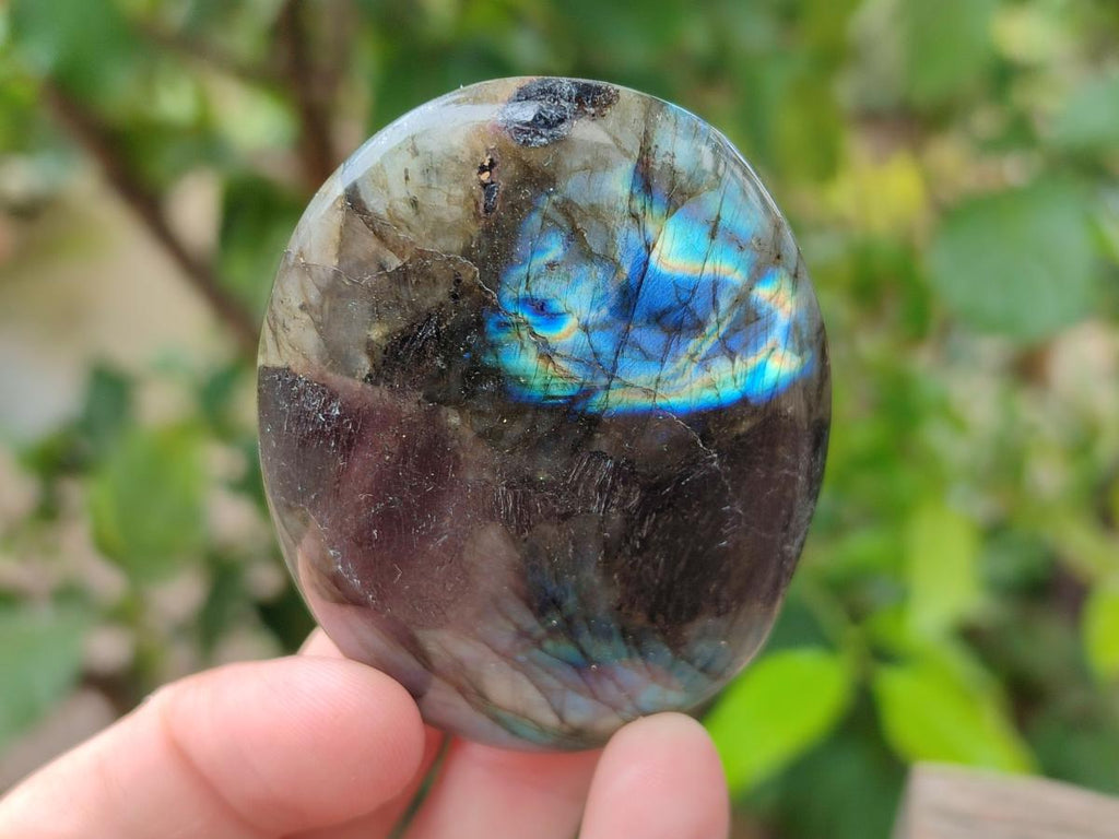 Polished Labradorite Galets x 12 From Tulear, Madagascar - Toprock Gemstones and Minerals 