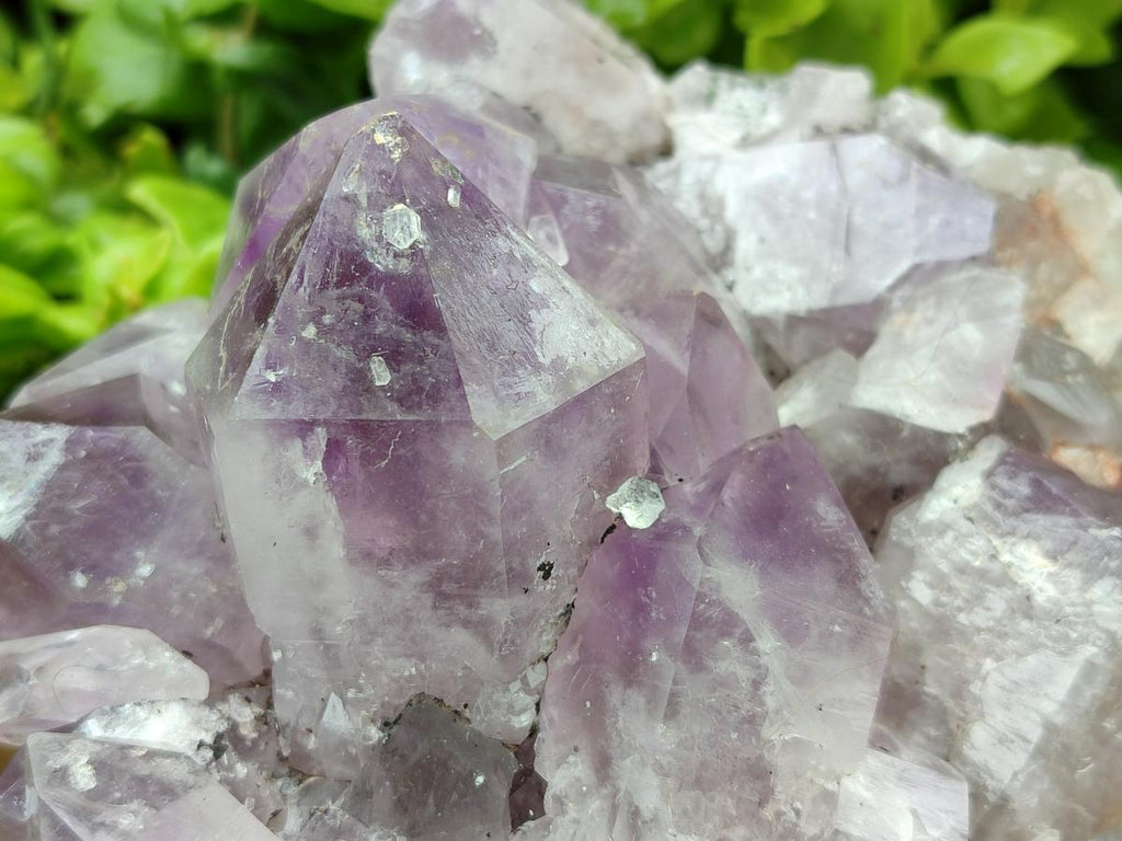 Natural Jacaranda Amethyst Crystal Clusters x 2 From Mumbwa, Zambia