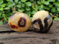 Polished Septerye Galets x 12 From Mahajanga, Madagascar