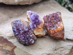 Natural Amethystos Amethyst Clusters x 35 From Kwaggafontein, South Africa