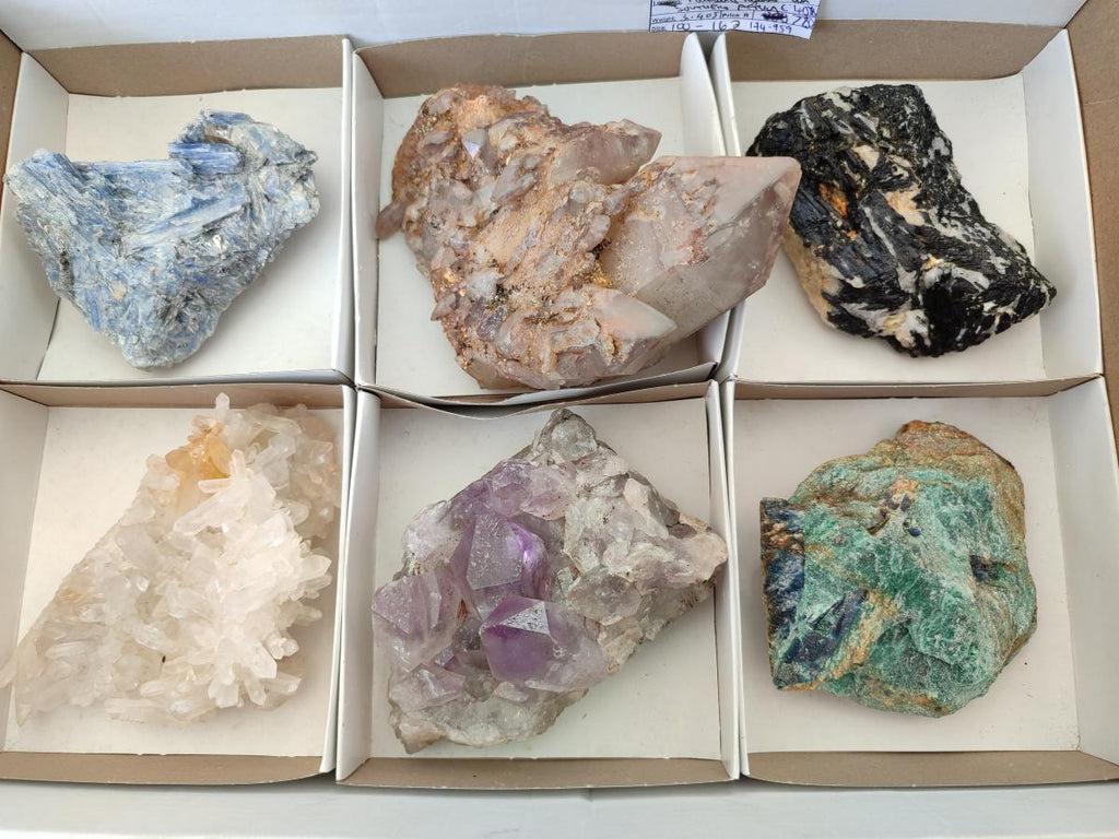 Natural Mix Of Multi Mineral Specimens x 6 From Southern Africa
