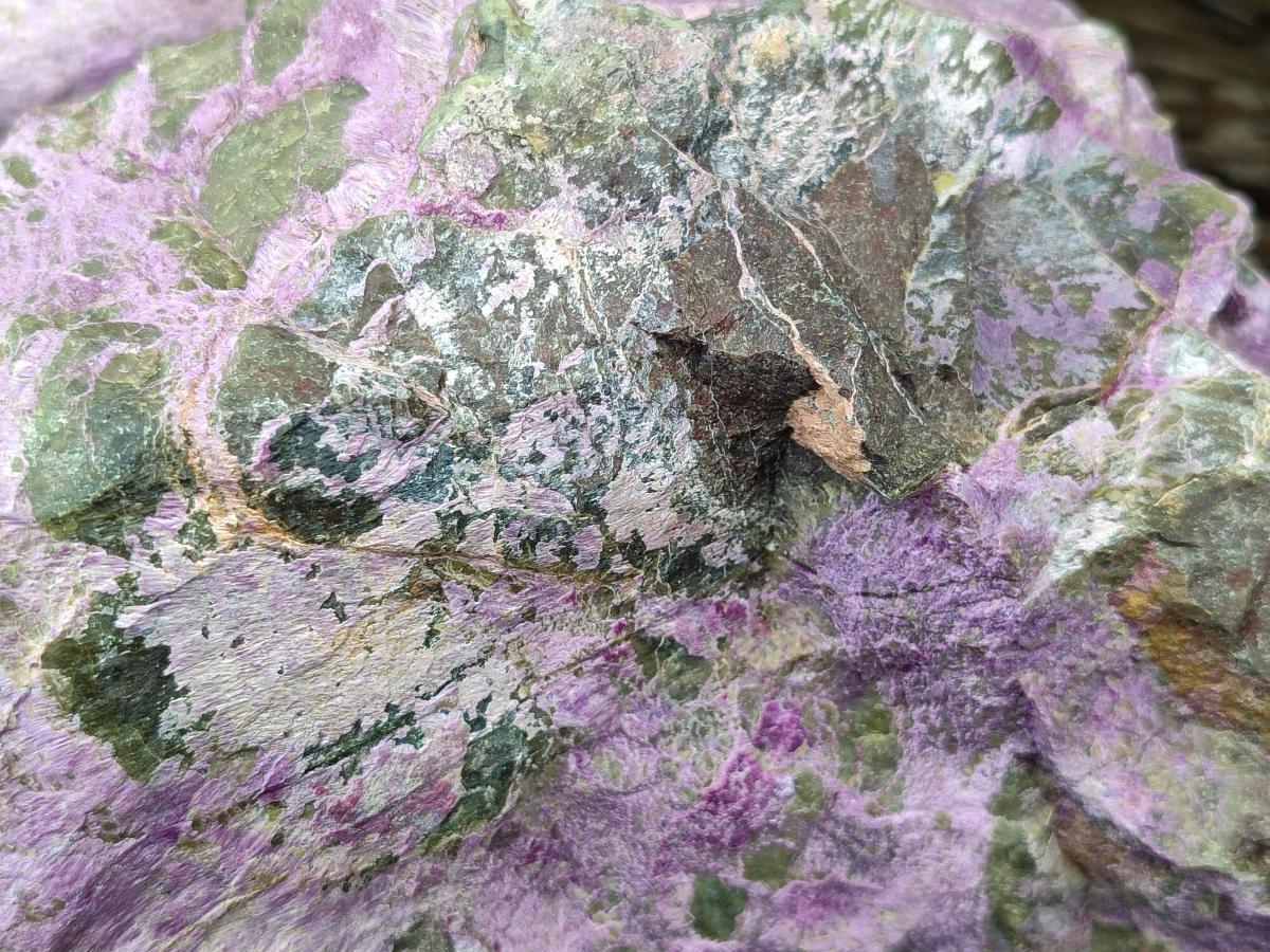 Natural Stichtite Cobbed Specimens x 2 From Barberton, South Africa