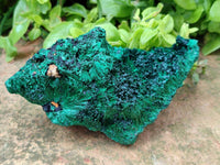 Natural Silky Malachite Specimens x 2 From Kasompe, Congo