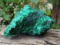 Natural Silky Malachite Specimens x 2 From Kasompe, Congo