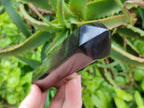 Polished Black Basalt Points x 7 From Madagascar