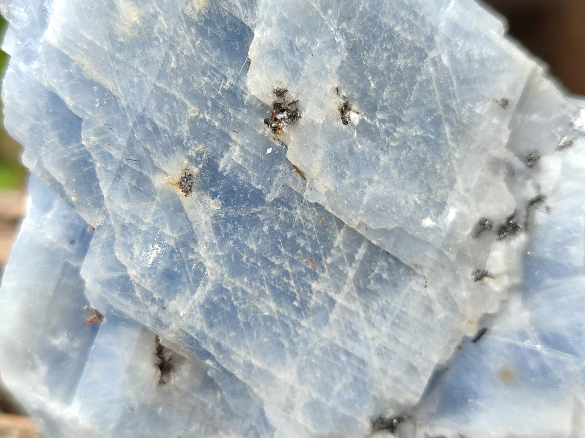 Natural Sky Blue Calcite Specimens x 12 From Namibia - Toprock Gemstones and Minerals 