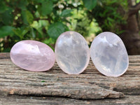 Polished Rose Quartz Palm Stones x 20 From Madagascar