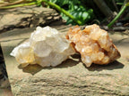 Natural Limonite Quartz Clusters x 24 From Solwezi, Zambia - Toprock Gemstones and Minerals 