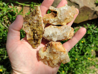 Natural Limonite Quartz Clusters x 24 From Solwezi, Zambia