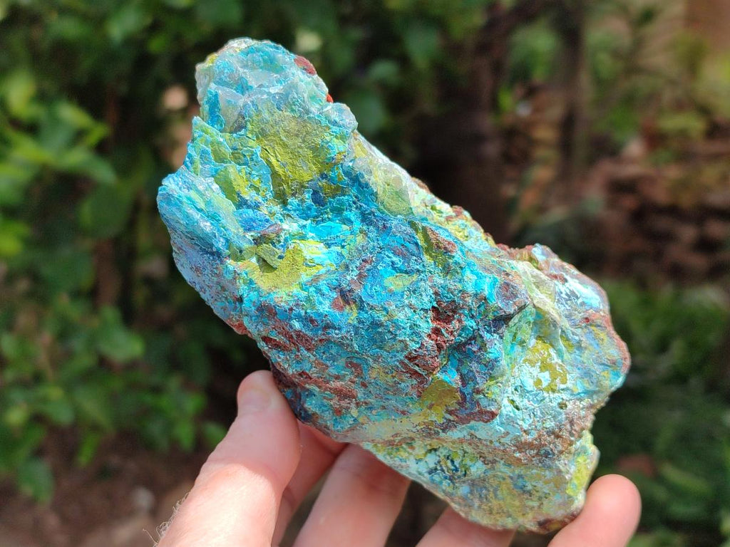 Natural Shattuckite Cobbed Pieces x 4 From Kaokoveld, Namibia
