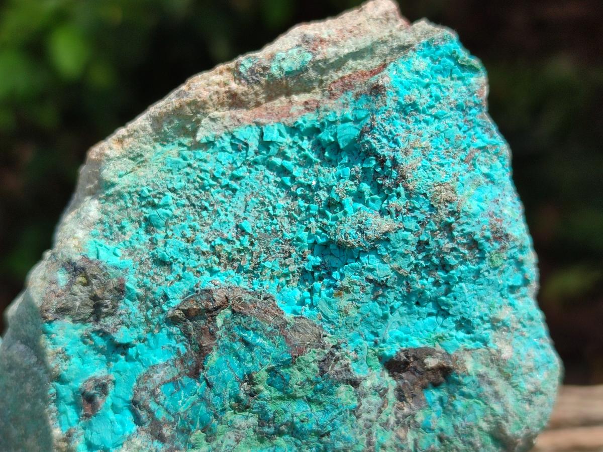 Natural Shattuckite Cobbed Pieces x 4 From Kaokoveld, Namibia