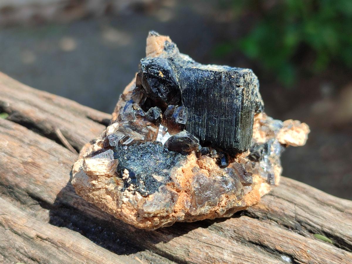 Natural Schorl Black Tourmaline Specimens x 27 From Erongo, Namibia